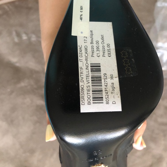 VERSACE BOOTIES VITELLINO - Picture 7 of 7